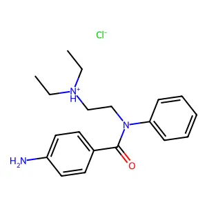 Benzanilide, 4-amino-N-(2-(diethylamino)ethyl)-, hydrochloride structure