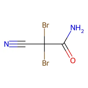 二溴基氰乙酰胺 structure