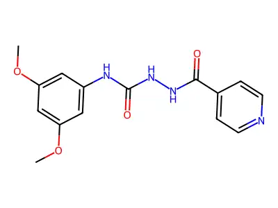 1-(3,5-Dimethoxyphenyl)-3-(pyridine-4-carbonylamino)urea structure