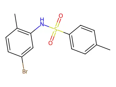 N-(5-bromo-2-methylphenyl)-4-methylbenzenesulfonamide structure
