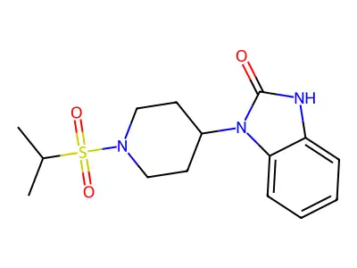 1-(1-(isopropylsulfonyl)piperidin-4-yl)-1H-benzo[d]imidazol-2(3H)-one structure