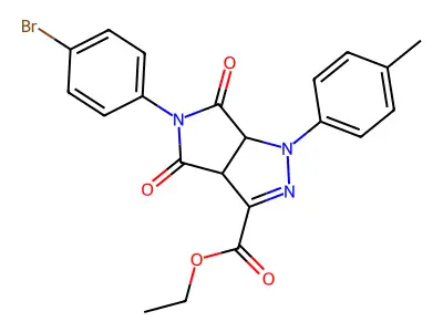 C21H18BrN3O4 structure