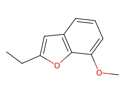 2-Ethyl-7-methoxybenzofuran structure