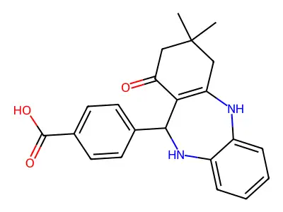 4-{14,14-dimethyl-12-oxo-2,9-diazatricyclo[9.4.0.0^{3,8}]pentadeca-1(11),3(8),4,6-tetraen-10-yl}benzoic acid structure