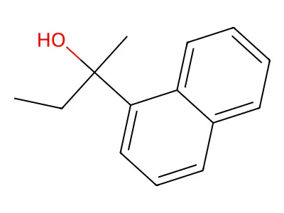 2-Naphthalen-1-YL-butan-2-OL structure