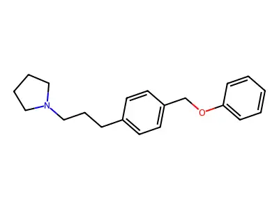 Pyrrolidine, 1-(3-(p-(phenoxymethyl)phenyl)propyl)- structure