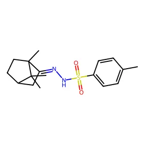 Camphor tosylhydrazone structure