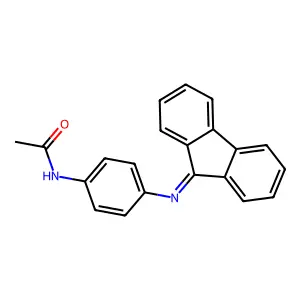 4'-(9-Fluorenylideneamino)acetanilide structure