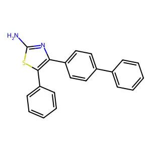 4-[1,1'-Biphenyl]-4-yl-5-phenyl-2-thiazolamine structure