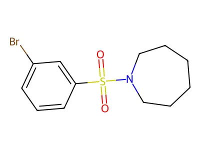1-(3-Bromophenyl)sulfonylazepane structure