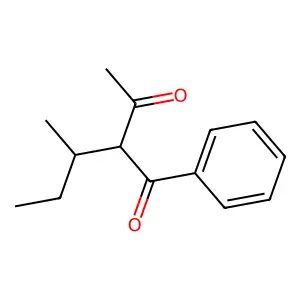 2-Sec-butyl-1-phenyl-1,3-butanedione structure