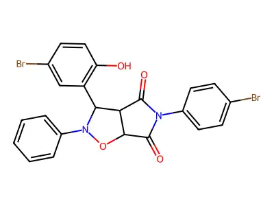 C23H16Br2N2O4 structure