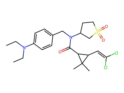 C23H32Cl2N2O3S structure