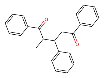 2-Methyl-1,3,5-triphenyl-1,5-pentanedione structure
