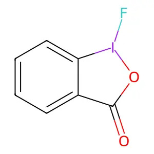 1-Fluoro-1,2-benziodoxol-3(1H)-one structure