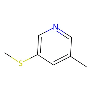 3-Methyl-5-methylsulfanylpyridine structure