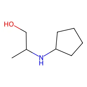 2-(Cyclopentylamino)propan-1-ol structure