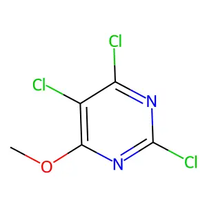 2,4,5-Trichloro-6-methoxypyrimidine structure