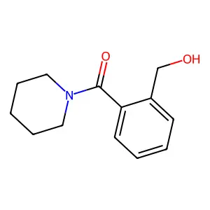 [2-(Hydroxymethyl)phenyl]-1-piperidinylmethanone structure