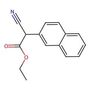 Ethyl 2-(2-Naphthyl)cyanoacetate structure