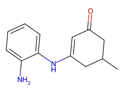 3-((2-Aminophenyl)amino)-5-methylcyclohex-2-EN-1-one structure