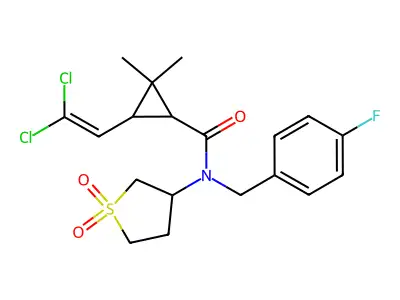 C19H22Cl2FNO3S structure
