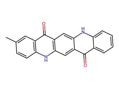 Quino[2,3-b]acridine-7,14-dione, 5,12-dihydro-2-methyl- structure