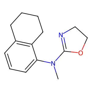 1-Naphthylamine, 5,6,7,8-tetrahydro-N-methyl-N-(2-oxazolin-2-yl)- structure