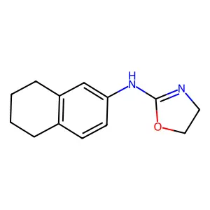 2-Naphthylamine, 5,6,7,8-tetrahydro-N-(2-oxazolin-2-yl)- structure