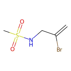 N-(2-溴烯丙基)甲磺酰胺 structure