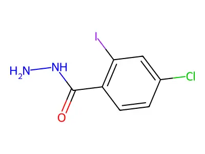 4-Chloro-2-iodobenzohydrazide structure
