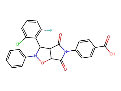 C24H16ClFN2O5 structure