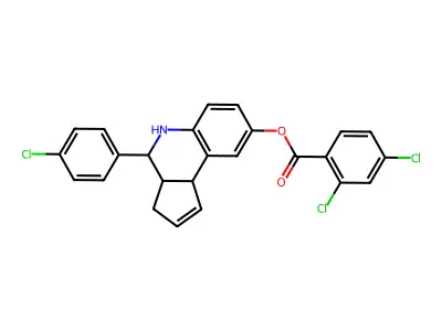 C25H18Cl3NO2 structure