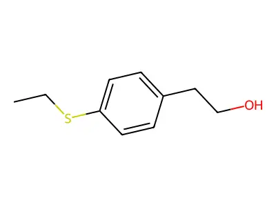 4-Ethylthiophenethyl alcohol structure