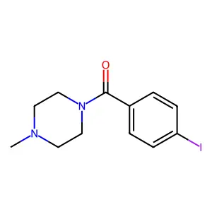 1-(4-Iodobenzoyl)-4-methylpiperazine structure