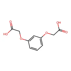 (1,3-亚苯二氧)二乙酸 structure