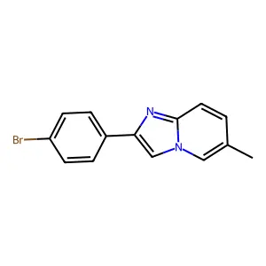 2-(4-Bromophenyl)-6-methylimidazo[1,2-a]pyridine structure