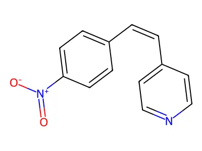 4-[2-(4-Nitro-phenyl)-vinyl]-pyridine structure