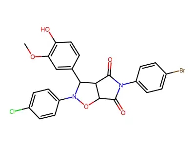 C24H18BrClN2O5 structure