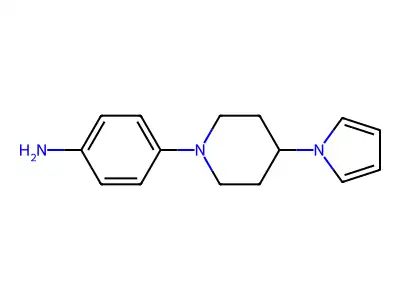 4-(4-Pyrrol-1-ylpiperidin-1-yl)aniline structure