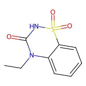 4-Ethyl-1lambda~6~,2,4-benzothiadiazine-1,1,3(2H,4H)-trione structure