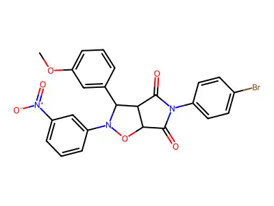 C24H18BrN3O6 structure