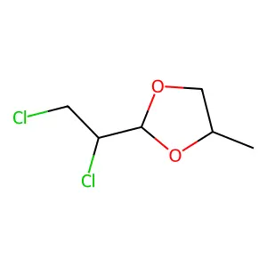 2-(1,2-Dichloroethyl)-4-methyl-1,3-dioxolane structure