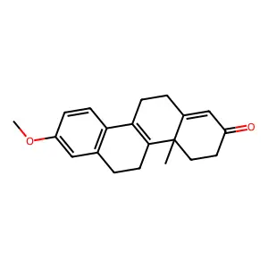 2(3H)-Chrysenone, 4,4a,5,6,11,12-hexahydro-8-methoxy-4a-methyl-, (4aS)- structure