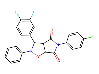 C23H15ClF2N2O3 structure