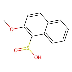 2-methoxynaphthalene-1-sulfinic Acid structure
