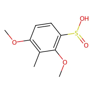 2,4-Dimethoxy-3-methylbenzenesulfinic acid structure