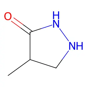 4-Methylpyrazolidin-3-one structure