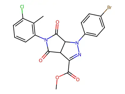 C20H15BrClN3O4 structure