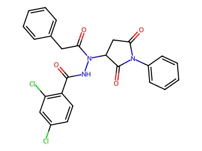 C25H19Cl2N3O4 structure